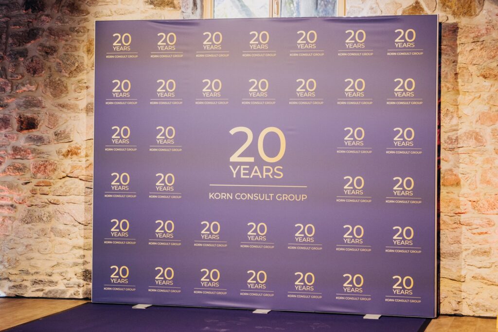 Corporate Event · Backwall 20 Years