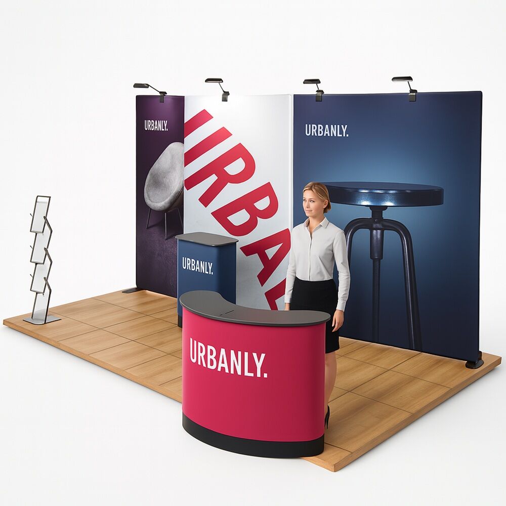 U-shaped stand 3 x 5 m
